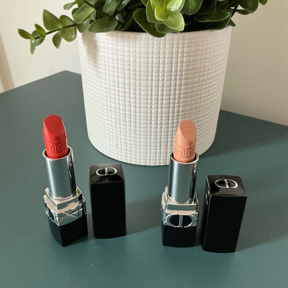 Dior Rouge Lipstick‎ Set - Red and Nude